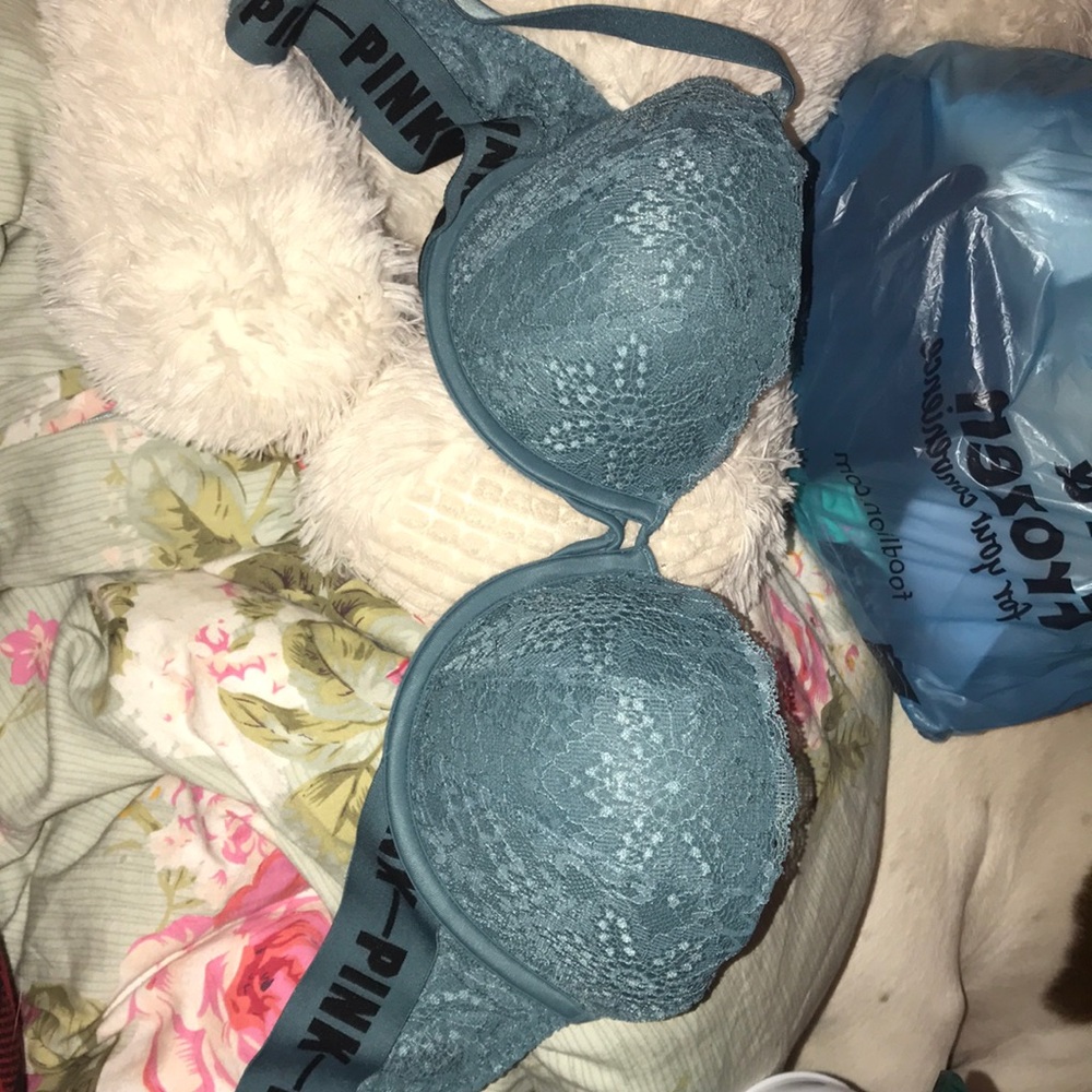 Pink bra